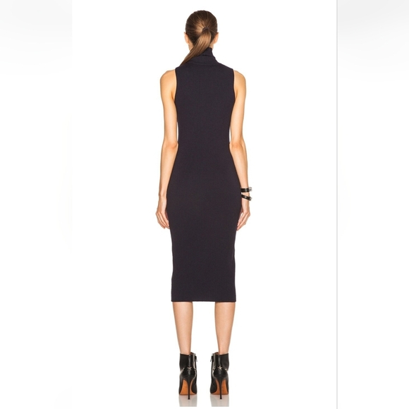 Rag & Bone Salute Carolyn Sleeveless Turtleneck Navy Dress Sz XXS EUC MSRP $475 - Picture 6 of 9